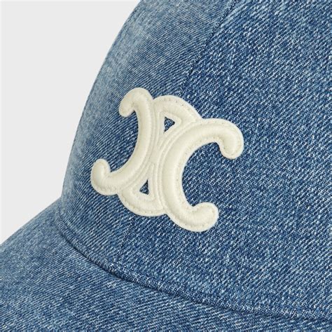 celine hat baseball|Celine denim hat.